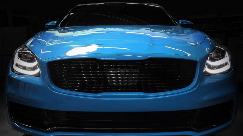Illustration for article titled Kia K900 Smurf edition from SEMA